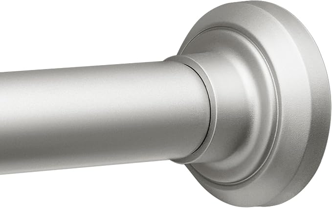 ENJOYBASICS Shower Curtain Rod 30 to 88 Inches, Stainless Steel Adjustable Spring Tension Rods No Drill for Bathroom, Closet, Window, Room Divider, Never Rust, Non Slip, Nickel