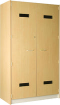 Maykoosh Uniform Storage Cabinet with Lockable Doors - 48" Wide x 84" High