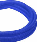 DMiotech 100ft Wire Loom Split Tubing 5/8 Inch(15.9mm) ID, Cord Protectors from Pet Flexible Conduit Cable Management for Office Home Garden, Blue