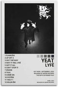 Yeat Poster Lyfe Poster Album Cover Posters for Room Aesthetic Canvas Wall Art Bedroom Docor 16x24inch(40x60cm) Unframe-style