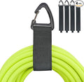 ZTSXLLIM Extension Cord Holder Organizer, Garage Organization and Storage | 4 Pack,16-Inch Extension Cord Wrap Strap, Extension Cord Hanger with Carabiner, Holds Up to 50 lbs, electrical cord organizer