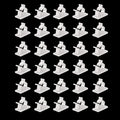 Viaky 30 Pieces White Adjustable Cable Clips Self-Adhesive Desk Organizer Nylon Wire Management Wire Holder
