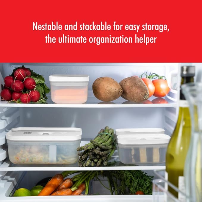 ZWILLING Fresh & Save Small Airtight Food Storage Containers with Lids, Meal Prep Containers, Plastic, BPA-Free, Semi-transparent