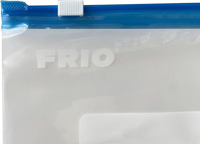 FRIO 80 x Food Storage Bags with Sliding Slider, Folding Bottom, 21 x 15 cm, for Storing, Freezer, Freshness, Reusable, Durable