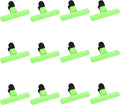 12Pack Large Chip,ULIFESTAR Food Clips,Upgrade Wide Open Bag Clips for Food Storage with Air Tight Seal Grip,Assorted Color(Green 15.3 * 8.6 * 2.5cm/6.02 * 3.39 * 0.98")