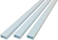 Electriduct Medium Latching Cable Raceway (500 Series) - 5 Feet - White | 3 Sticks (15 Feet Total)