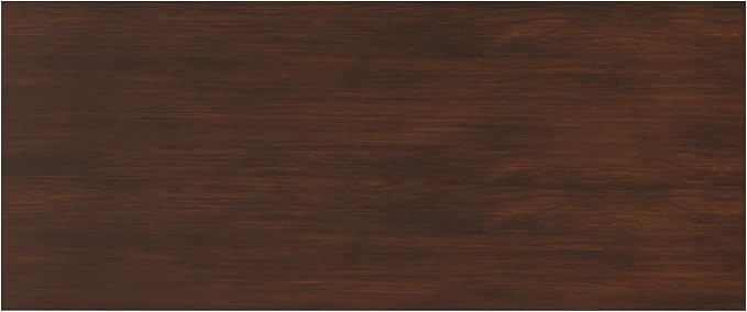 SIMPLIHOME Warm Shaker Desk - 48 inch Wide Solid Wood Writing Desk in Russet Brown, Transitional Home Office Computer Desk for Living Room with Keyboard Tray, 2 Drawers and Storage