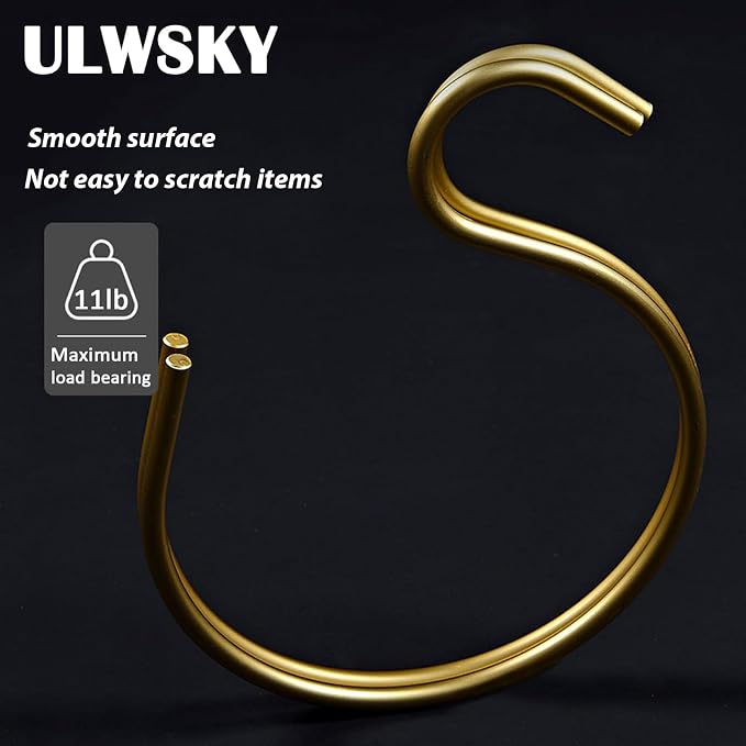 4Pcs Scarf Hanger Gold,Scarf Ring Hangers,Multi-Purpose Circle Storage Hook,for Baseball Caps,Belt,Ties,Belts,Scarves,Shawls