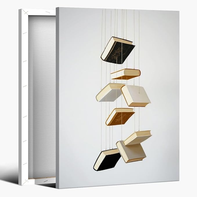 Minimalist Book Art Aesthetic Poster Canvas Wall Art Decoration Living Room Home Decor Bedroom Decoration Poster Framed24x36inch