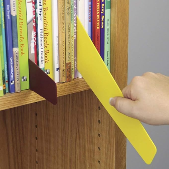 Library Shelf Markers - Assorted Colors 6/pkg