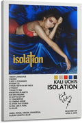 Kali Uchis Poster Indie Music Album Cover Art Wall Canvas Picture Suitable for Modern Office Bedroom Living Room Room Decor Gift 12x18inch(30x45cm) Frame-style