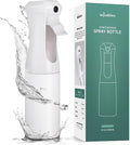 Aquableu Spray Bottle for Hair – Continuous Mist Spray Bottle for Hair Care, Styling, Cleaning, Plants, Pets & Essential Oils (White, 6.76oz/200ml)