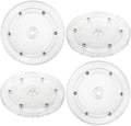 4PCS 6 inch Small Lazy Susan Turntable Clear Acrylic Lazy Susan Mini Acrylic Ball Bearing Rotating Tray for Spice Rack Table Cake Kitchen Pantry Decorating