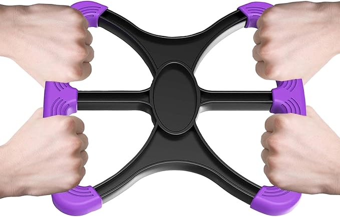 Yuhoo Lift Assists Standing Aid-Handicap Bar with No-Slip Grip Handles, Contact Free Grip Lift Assist Foot Standing Mobility Aid, Portable Help Seniors Handicapped Transfer Assistant(Purple)