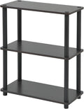 Yamazen SR-3 (DBR/BK) System Rack (Width 23.6 x Depth 11.8 inches (60 x 30 cm), 3 Shelves, Dark Brown