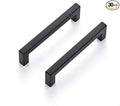 Ravinte Matte Black Square Cabinet Handles Drawer Pulls,5 Inch,30 Pack | Screws Included, Stainless Steel, Square Bar Grip, Easy Install, Kitchen Cabinet Hardware, For Cupboards, Drawers, Dressers