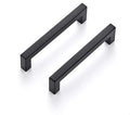 Ravinte Matte Black Square Cabinet Handles Drawer Pulls,5 Inch,55 Pack | Screws Included, Stainless Steel, Square Bar Grip, Easy Install, Kitchen Cabinet Hardware, For Cupboards, Drawers, Dressers