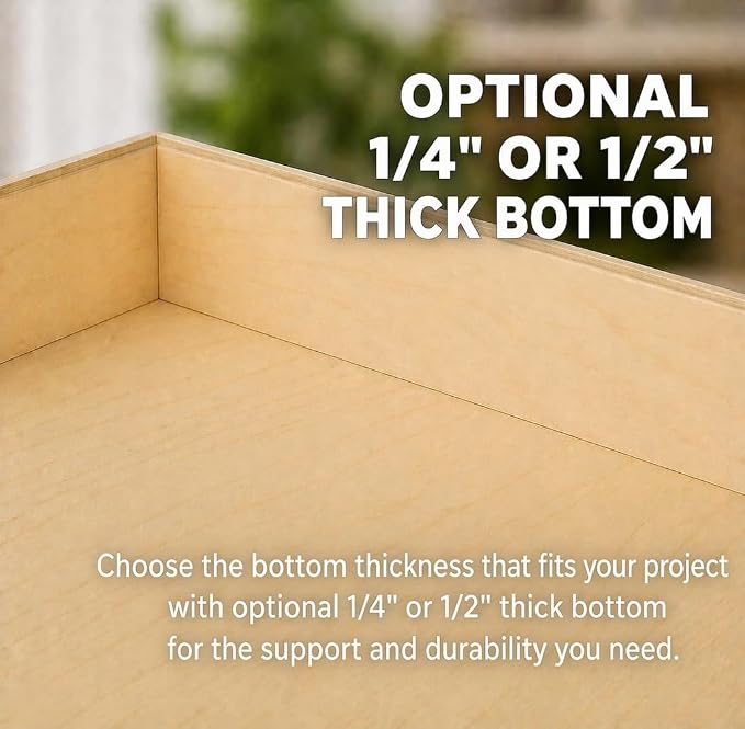 Built In USA - Dovetail Pull Out Drawer Box Only - Pull Out Tray (7" High 26" Wide - 22" Depth (No Slides))