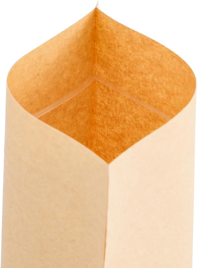100PCS Resealable Kraft Paper Packaging Bags with Clear Window, Food Grade Heat Sealed Zipper Pouches for Coffee, Tea, Nuts, Snacks, Cookies (Kraft, 13 * 18CM/5.0"*7.1"-100PCS)