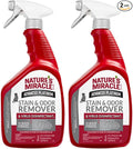 Nature's Miracle Advanced Platinum Stain and Odor Remover and Virus Disinfectant 32 Ounces, Eliminates Tough Dog Messes (Pack of 2)