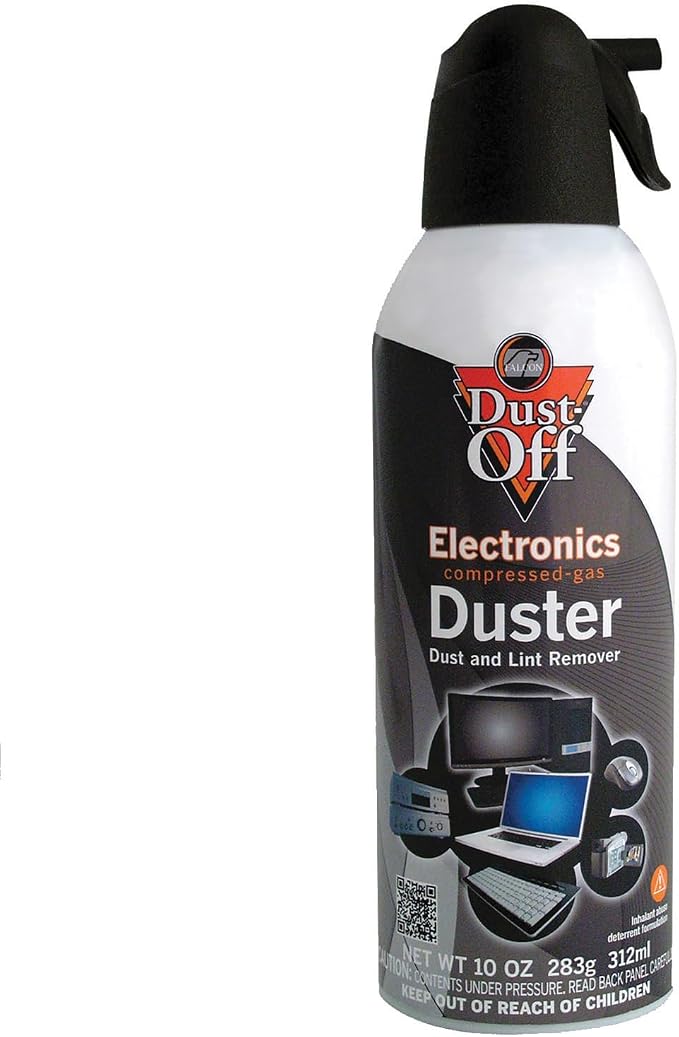 Falcon Compressed Gas (152a) Disposable Cleaning Duster 3 Count, 10 oz. Can (DPSXL3)