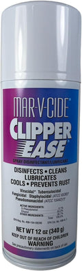 Clipper Ease Spray Disinfectant – 12 oz | Cleans, Cools, Lubricates & Disinfects Electric Clippers – Antibacterial, Antifungal, Anti-Rust Formula for Barbers & Stylists