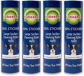8 inch Large Surface Roller Refill for Scotch-Brite 50% Stickier Lint Roller, Works Great On Pet Hair (60 Sheets per Roll, 4 Pack)