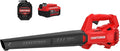 CRAFTSMAN V20 Leaf Blower Cordless with 4.0 Ah Battery and Charger, 90 MPH 200 CFM, Integrated Scraper, Lightweight, Easy Operation Handheld Blowers for Lawn Care (CMCBL710M1)