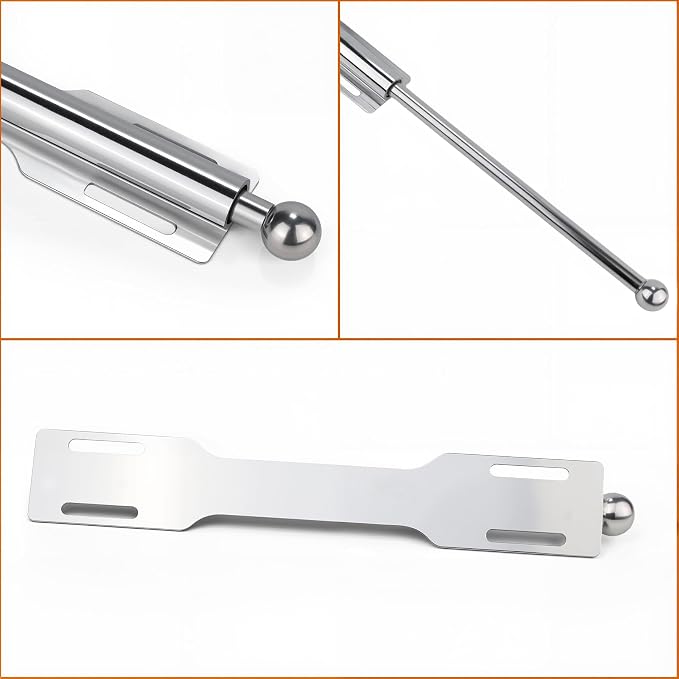 Pull-out Valet Rod for Closet 2 Pack, Chrome