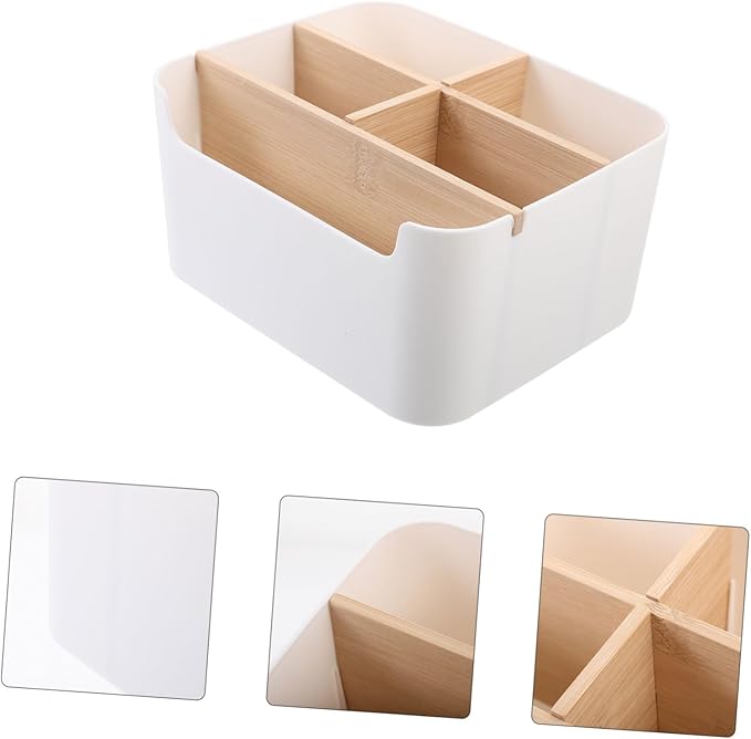 STOBAZA Detachable Table Organizer Stylish Storage Box for Home Office Multi- for Cosmetics Sundries Space-saving Desktop Construction