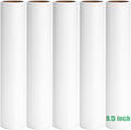 9.5 inch Lint Roller Refills Only, Fit for 9.4/9.45/9.5 inch Large Lint Rollers for Floor Carpet Couch, Extra Sticky Pet Hair Lint Roller Refill 5 Pack, Total 300 Sheets (9.5'' Wide)