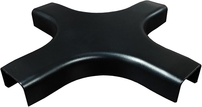 Electriduct 500 Series Raceway Accessory - 4 Way Tee (Black)