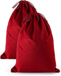 2 Pcs Shoe Bags for Travel, Dust Velvet Bags, Rio Red, 17.3x12.6 Inch | Washable & Reusable Travel Shoe Bags, Dustproof Shoe Bags with Drawstring Closure, Suitable for Travel, Home Storage