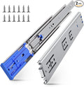 SLIDEWAY 200 Lbs Soft Close Heavy Duty Drawer Slides 1 Pair 14 16 18 20 22 24 26 28 Inch Full Extension Ball Bearing Sliding Rails Cabinet Runners Tracks Tool Box Glides-Soft Closing 20"