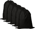 5 Pack Shoe Bags for Travel, Washable Dust Bags for Storage & Packing 17.7" x 13.8" Dustproof Shoe Bags Duster Flannel Shoes Storage with Drawstring Closure for Boots Handbags Shoes & Toys (Black)