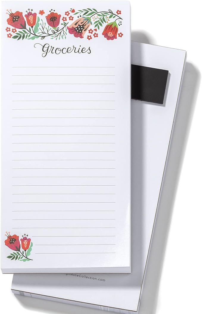 High Note Vertical List Notepad with Magnet Holder - Dinara's Things to Do, 3.75" x 8"