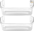 Upgraded 242126602 Refrigerator Door Bin Shelf Replacement Part Compatible with Frigi.daire Refrigerator Door Shelf 2421266 PS12364199 FFSS2625TS0 LFSS2612TF0 Door Shelf Shelves by AMI PARTS (2 Pack)