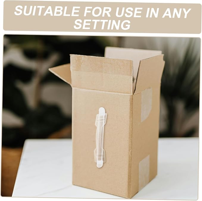 OUNONA 30pcs Plastic Box Carrying Straps with Ergonomic Handle for Easy Moving Storage and Packaging Versatile Replacement Straps for Heavy Objects and Home Organization