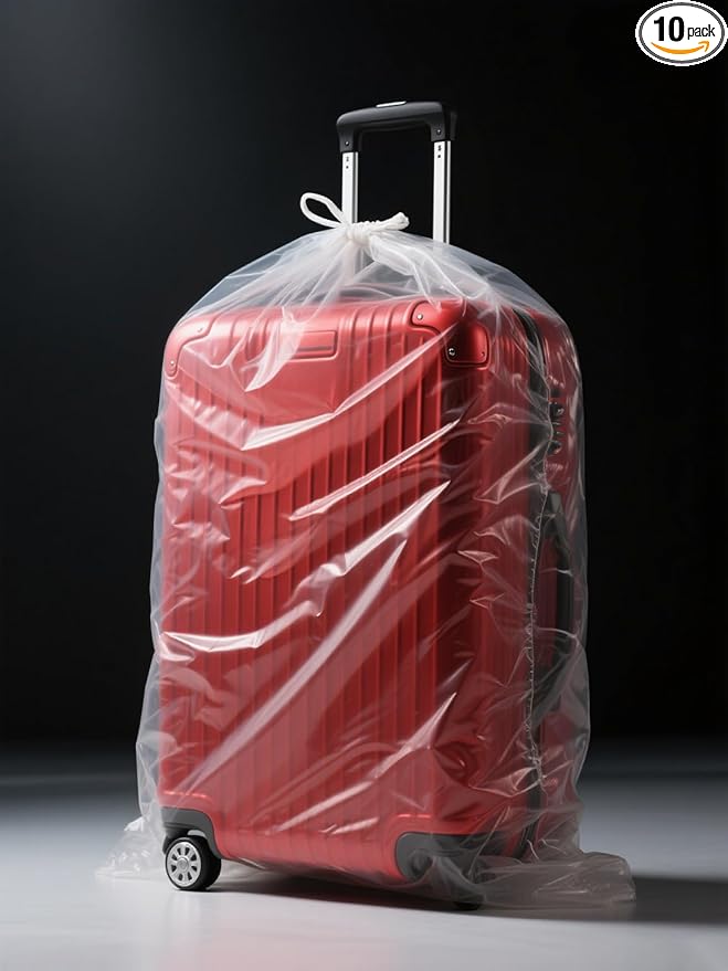 Large Storage Bags 55 x 63 inches Jumbo Plastic Moving Bags for Big Luggage, Furniture, Industry Equipments, Business and Agriculture Use (10 pcs)