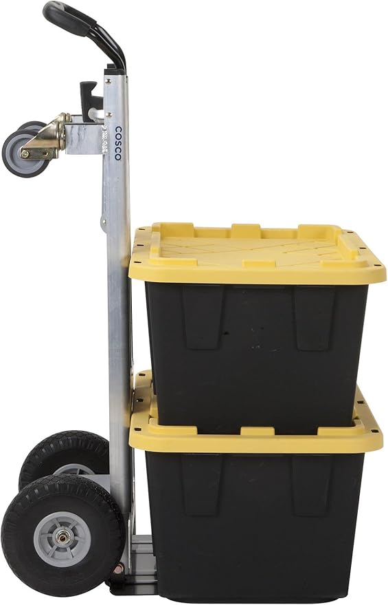 Cosco 3-in-1 Folding Series Hand Truck/Cart/Platform Cart with Flat-Free Wheels
