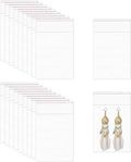 Clear Adhesive Cellophane Bags 3x4'' 500pcs Crystal OPP Poly Bags 2mil Resealable Cello Bags for Cookie Snacks Nuts Chocolate Bracelet Card Keychain Soap
