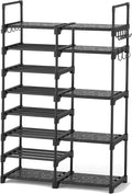 OYREL Shoe Rack Organizer 8 Tiers, Tall Shoe Racks Shelf Storage, 26-32 Pairs Vertical Large Rack,Stackable Shoes Racks for Entryway, Closet, Garage
