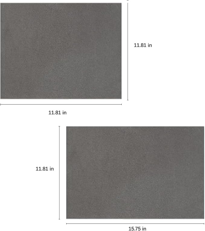 Magic Cleaning Cloth,Thickened Magic Cleaning Cloth,Reusable Microfiber Lint-Free Cloths for Kitchen, Windows, Glass, Mirror, Car, Gray (11.8×15.8in,15)