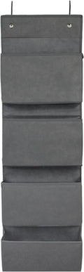 Joyful Moose Over the Door Hanging Organizer Closet Storage Bins Grey