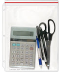 StoreSMART - Supply Zipper Case for 3-Ring Binders - 25-Pack - Vinyl Plastic - VH309-25