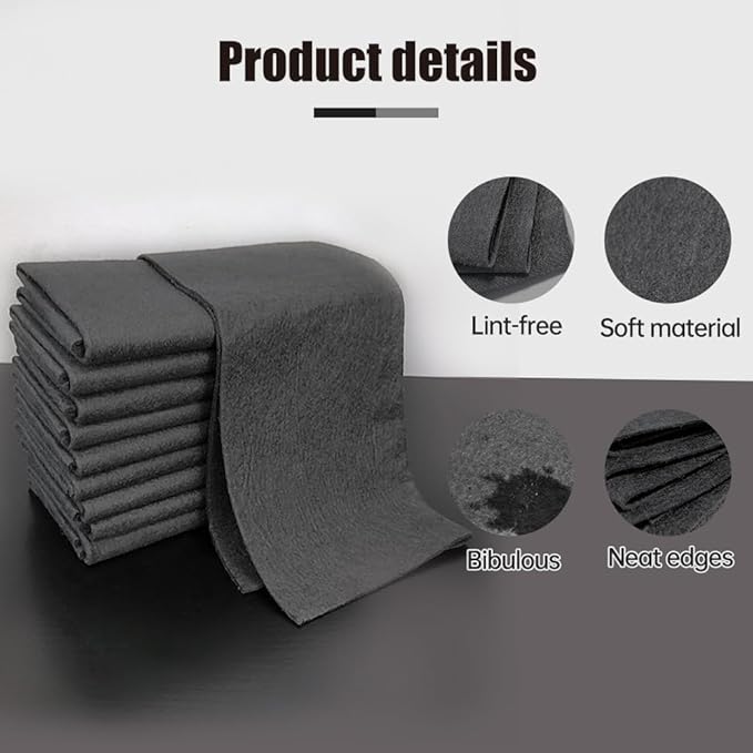 Wegodal Thickened Magic Cleaning Cloth, 2026 Upgrade Reuseable Streak Free Microfiber Cloth Microfiber Cleaning Cloth, Multipurpose Miracle Rags for Kitchen, Window, Glass, Cars (5Pcs, 12X16in)