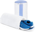 2-Pack Shoe Washing Machine Bags for Sneakers & Delicate Shoes, White | 3X Fade-resistant Fabric and 20,000+ Dense Fibers Lift Dirt, Protect Shoes and Reduce Scrubbing, Washer / Dryer Safe
