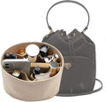 Lckaey Felt Purse Organizer Insert, for bucket liner storage bag2071Beige
