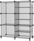 AWTATOS Closet Organizer 6 Cube Storage Shelves Portable Closet Clothes Organizers and Storage Stackable Cubby Shelving for Closet Bedroom Living Room Grey