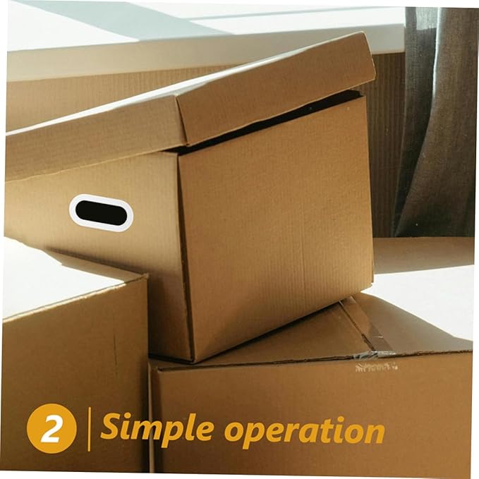 Healifty 10pcs Heavy Duty Plastic Box Handles for Moving Lifting and Carrying Comfortable Grip for Easy Attachment to Cardboard and Storage Bins and Reliable Packing Straps